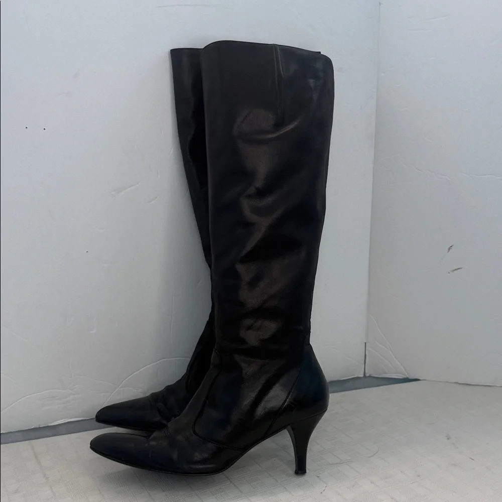 New Stevie knee-high boots in leather